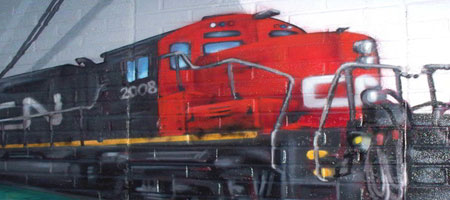 Mural de l'artiste arpi art graffiti arts artist graff writer